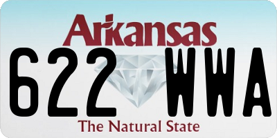 AR license plate 622WWA