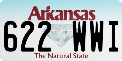 AR license plate 622WWI