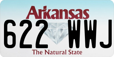 AR license plate 622WWJ