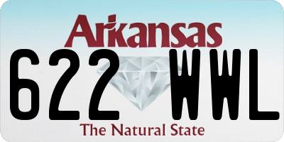 AR license plate 622WWL