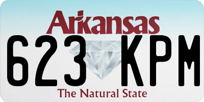 AR license plate 623KPM