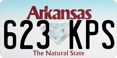 AR license plate 623KPS