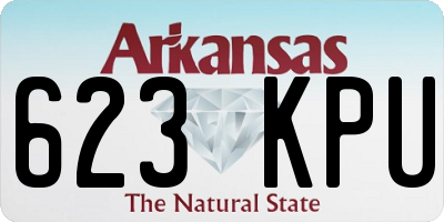AR license plate 623KPU