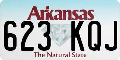 AR license plate 623KQJ