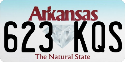 AR license plate 623KQS