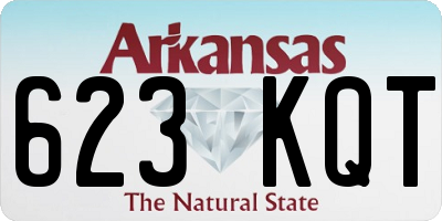 AR license plate 623KQT