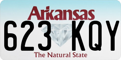 AR license plate 623KQY
