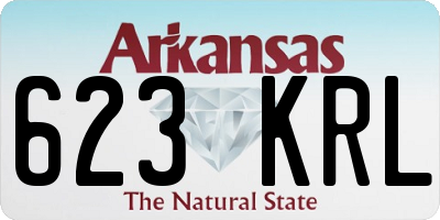 AR license plate 623KRL