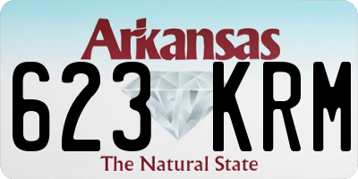 AR license plate 623KRM