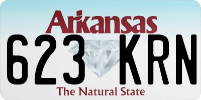 AR license plate 623KRN
