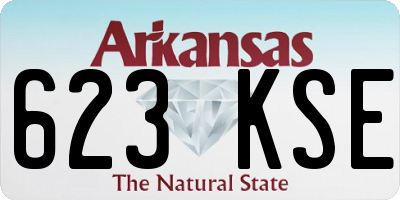 AR license plate 623KSE