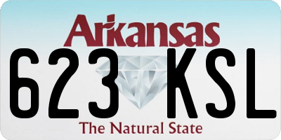 AR license plate 623KSL