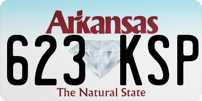 AR license plate 623KSP