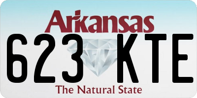 AR license plate 623KTE