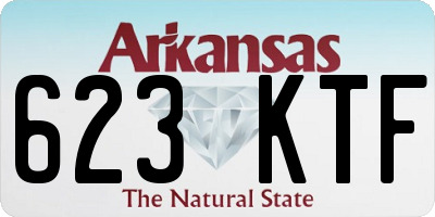 AR license plate 623KTF