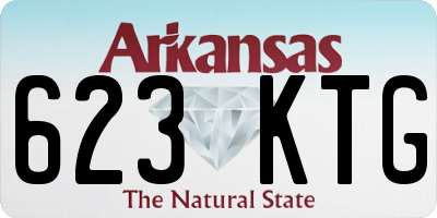 AR license plate 623KTG