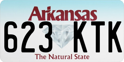 AR license plate 623KTK