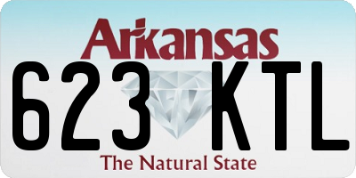 AR license plate 623KTL