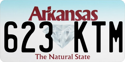 AR license plate 623KTM