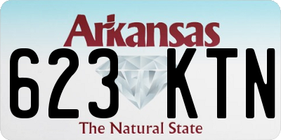 AR license plate 623KTN