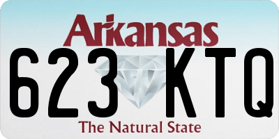 AR license plate 623KTQ