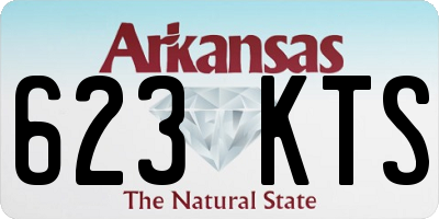 AR license plate 623KTS
