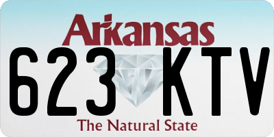 AR license plate 623KTV