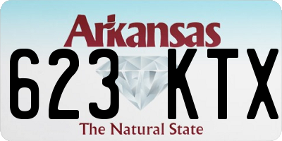 AR license plate 623KTX