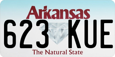 AR license plate 623KUE