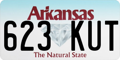 AR license plate 623KUT