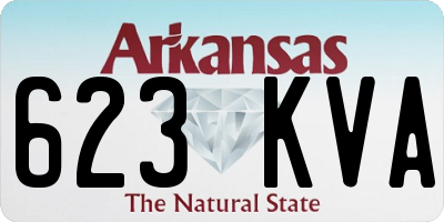 AR license plate 623KVA