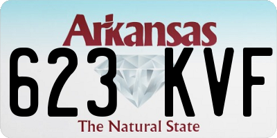 AR license plate 623KVF