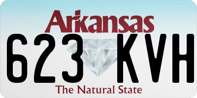 AR license plate 623KVH