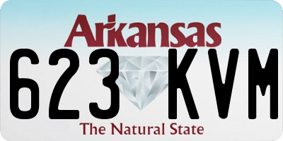 AR license plate 623KVM