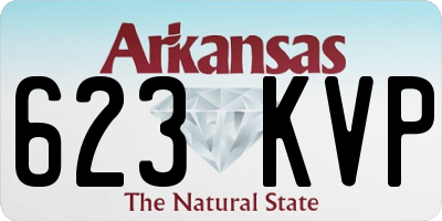 AR license plate 623KVP