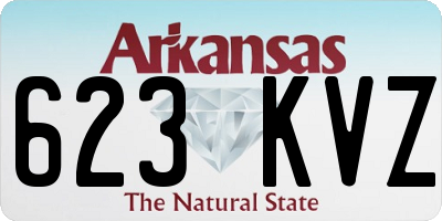 AR license plate 623KVZ