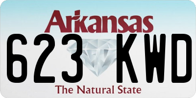 AR license plate 623KWD