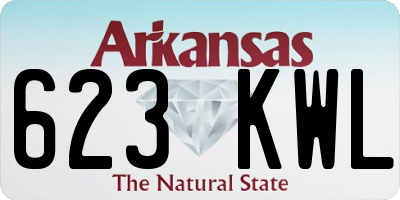 AR license plate 623KWL