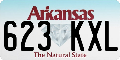 AR license plate 623KXL