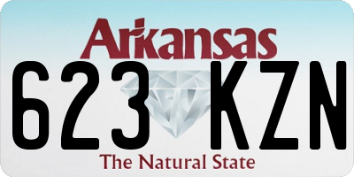 AR license plate 623KZN