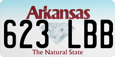 AR license plate 623LBB