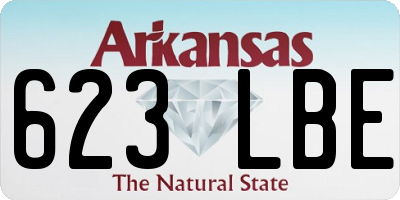 AR license plate 623LBE