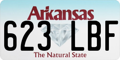 AR license plate 623LBF