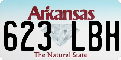 AR license plate 623LBH