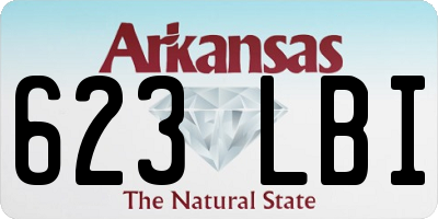 AR license plate 623LBI