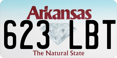 AR license plate 623LBT