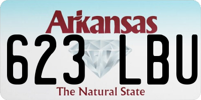 AR license plate 623LBU