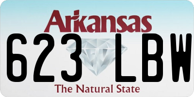 AR license plate 623LBW