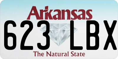 AR license plate 623LBX