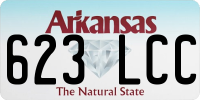AR license plate 623LCC